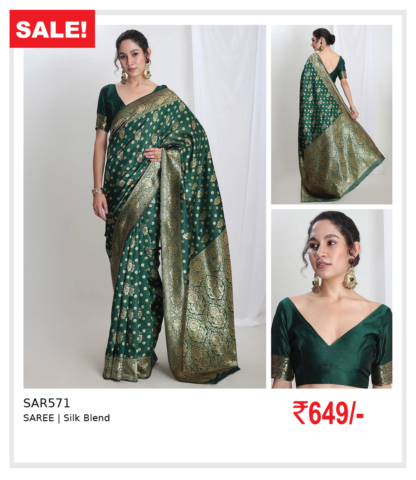 SILK BLEND SAREE
