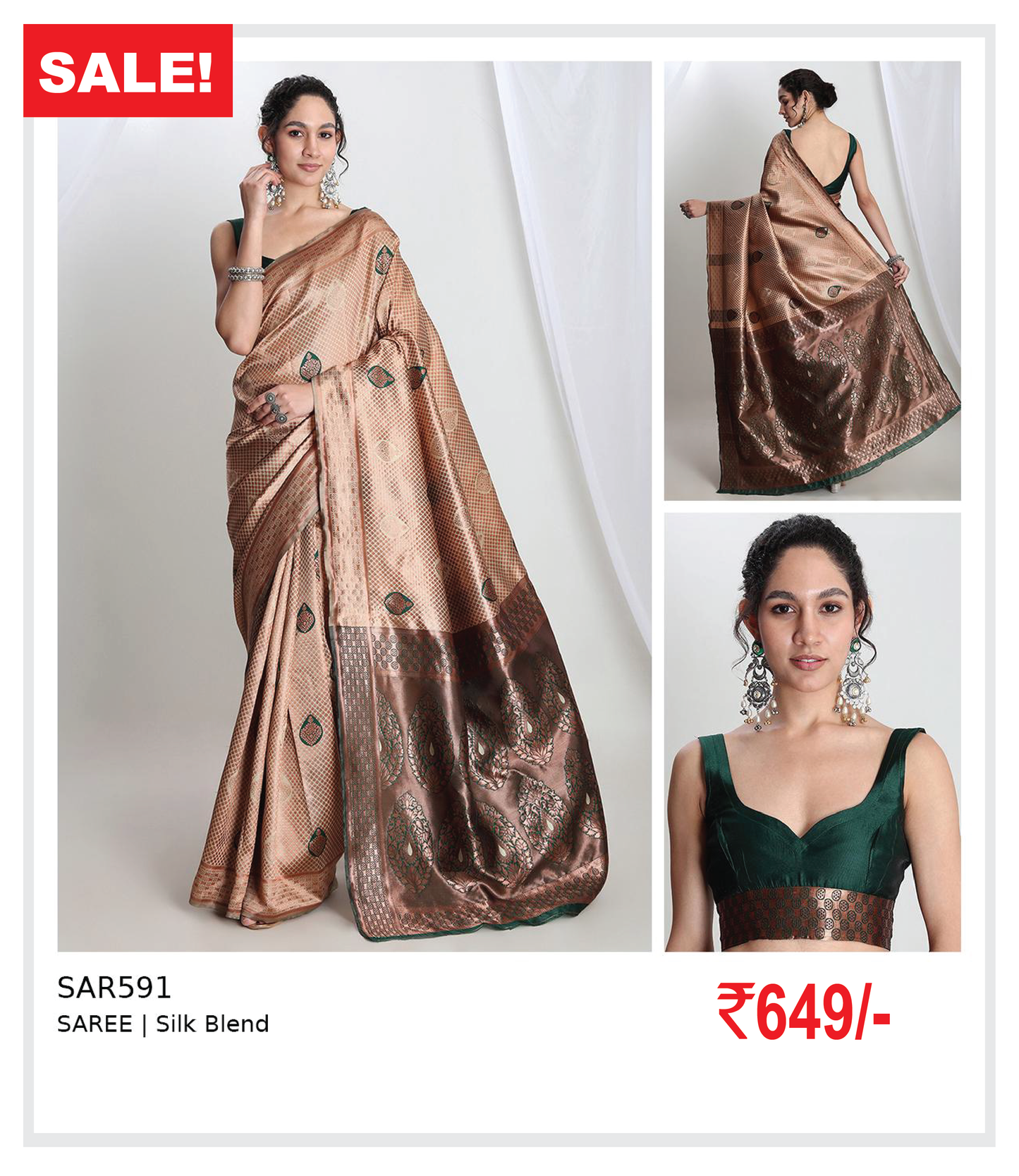 SILK BLEND SAREE