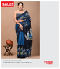 Exclusive hand screen prints  pure & soft malmal cotton saree with blouse