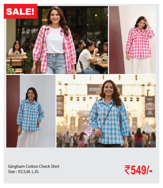 Gingham check Shirt