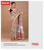 Exclusive hand screen prints  pure & soft malmal cotton saree with blouse