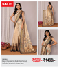 Beige Chanderi Silk Warli Print Printed Chanderi Saree with Blouse Piece