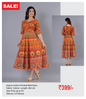 Jaipuri Cotton Printed Midi Dress